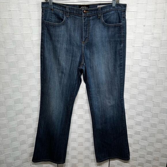 NYDJ Not Your Daughters Jeans Women’s Slimming Flared Denim Jeans Size 16 Boho - Picture 1 of 11